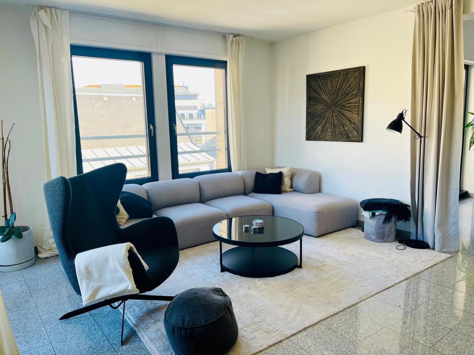 Апартаменты Lux Penthouse - Office, Terrace, Gym & Parking Люксембург Экстерьер фото
